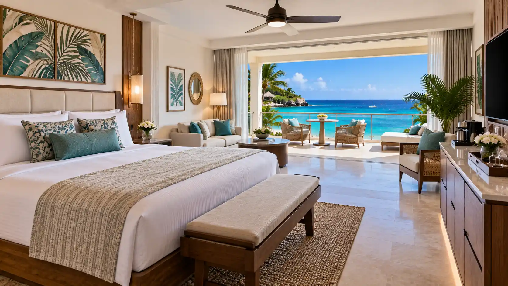 1 Bedroom, Ocean View (Beachfront Grande Luxe with Balcony)